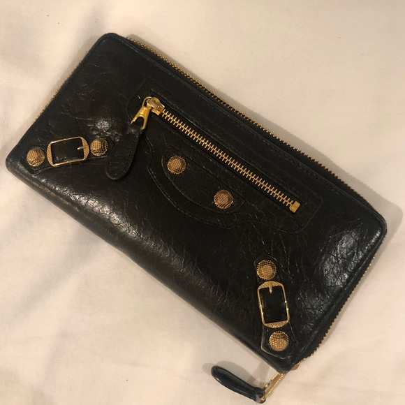 Balenciaga Handbags - Authentic Balenciaga Classic Zip Wallet